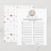 Agneau - Jeu pour bébé. Jeu de Baby Shower