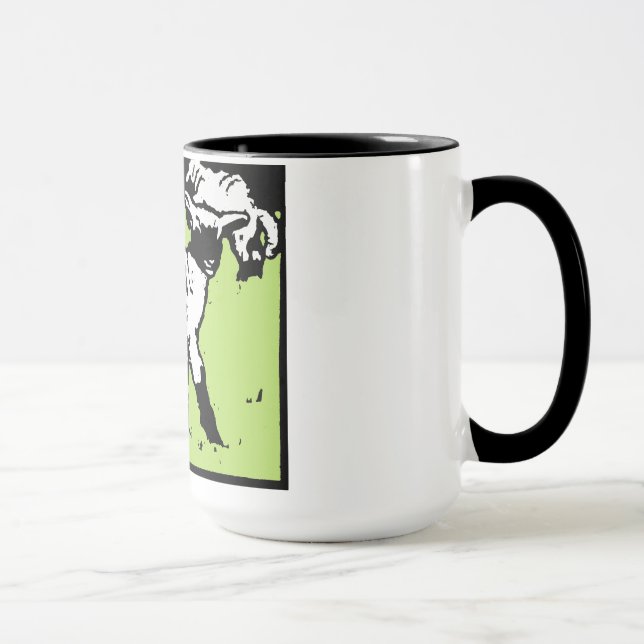 Agneaux De Bois Victoriens Sur Mug (Droite)