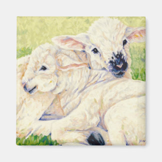 Agneaux jumeaux - Aimant à mouton