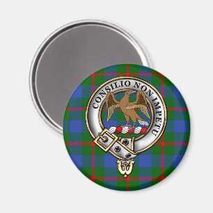 Agnew Clan Badge & Tartan Magnets