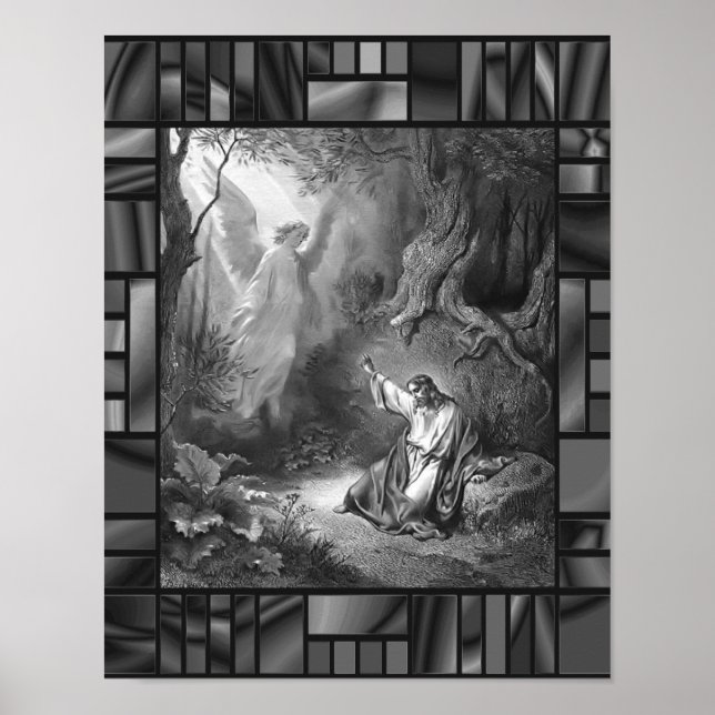 Agonie dans le jardin Dore Jesus Angel Poster (Devant)