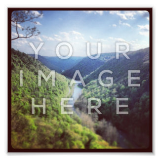 Agrandissement de l'impression photo Instagram