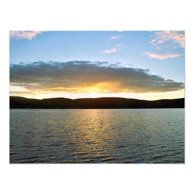 Agrandissement de photo de coucher de soleil (Devant)