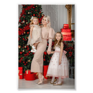 Agrandissement de photo de Noël - Impression de va