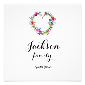 Agrandissement de photo de nom de famille