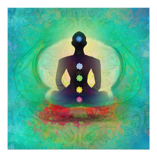 Agrandissement de photo de yoga de méditation (Devant)