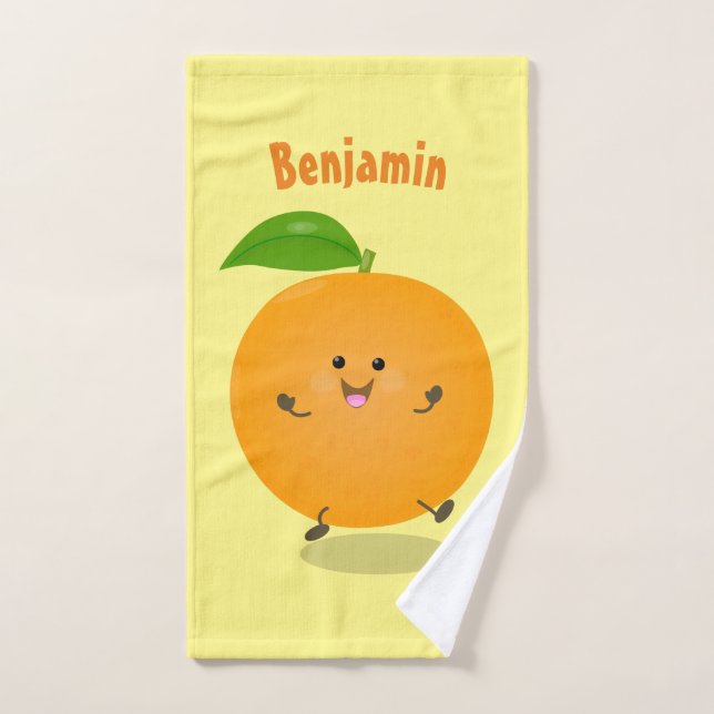 Agréable agrumes d'orange (Serviette à main)
