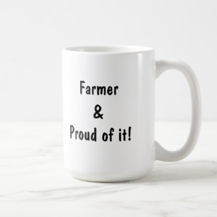 Agriculteur et fier de lui ! Tasse de vache
