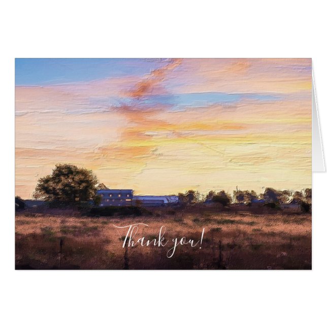 Agriculteurs Matin Peint Merci (Devant Horizontal)