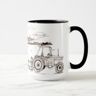 Agriculture du dîner dans la tasse de champ