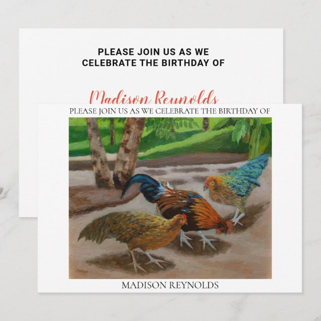 Agritourisme d'été en plein soleil Anniversaire (Devant / Derrière)