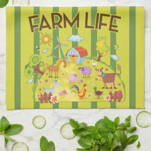 Agritourisme Serviette de cuisine