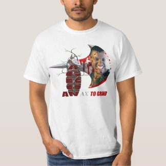 AGRON UNE HACHE POUR RECTIFIER LE T-SHIRT