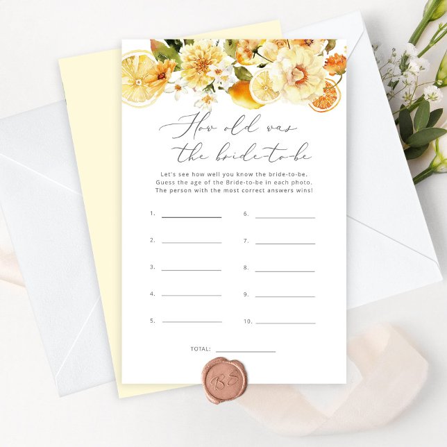 Agrumes floraux Quel âge avait la mariée pour être (Créateur téléchargé)