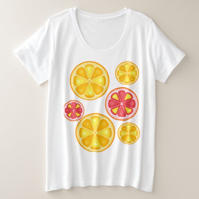 Agrumes TROPICALES FRUITS D'ÉTÉ Citrons d'orange (Design devant)