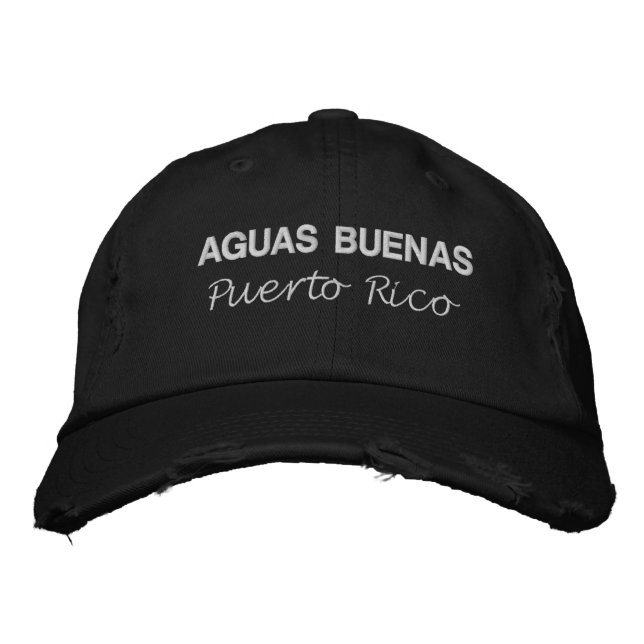 Aguas Buenas Porto Rico Casquette de baseball brod (Devant)