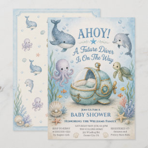 AH! Invitation pour la Baby Shower du Futur Plonge