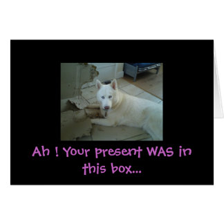 Ah ! Ton cadeau était...