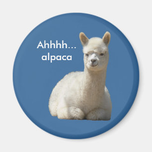 Ahhh Alpaca Magnet
