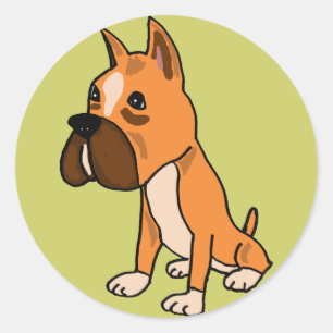 AHL - Stickers avec mignon chien de boîte