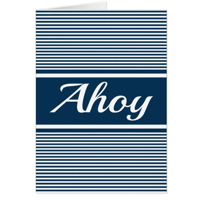 Ahoy (Devant)