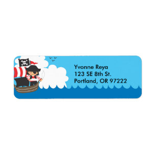 Ahoy ! Étiquette d'adresse de retour