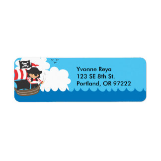 Ahoy ! Étiquette d'adresse de retour