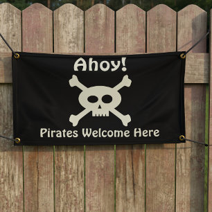 Ahoy ! Pirates Bienvenue ici Bannière