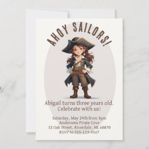 Ahoy Sailors ! Invitation d'anniversaire de la fil