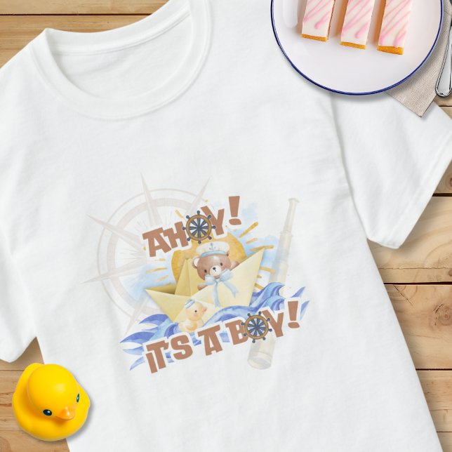 Ahoy ! T-shirts de douche pour bébé garçon (Créateur téléchargé)