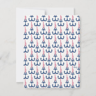 Ahoy Vintage motif Ancre.