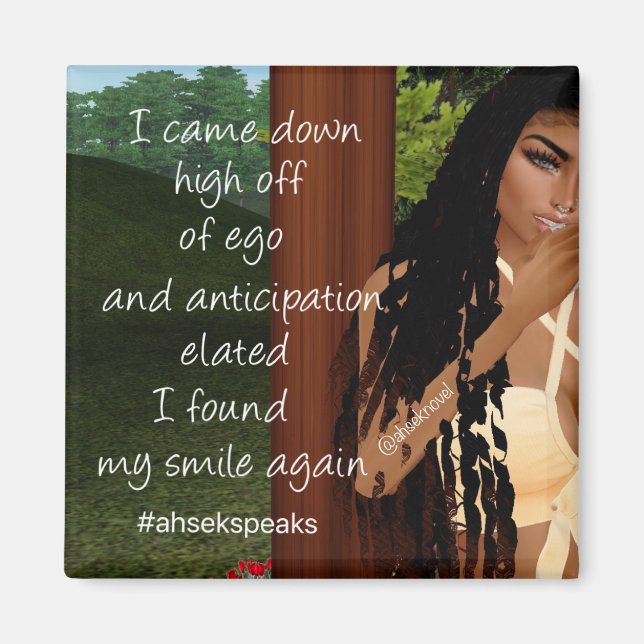 Ahsek Novel Poetry Magnet 6 (Devant)