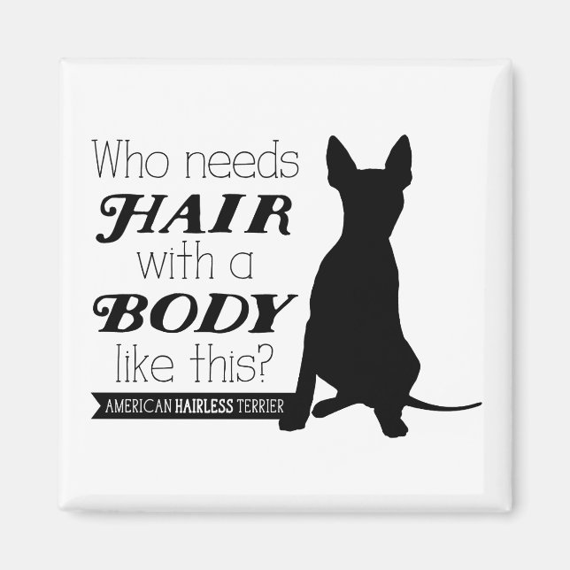 AHT "Qui a besoin de cheveux ?" Magnet (Devant)