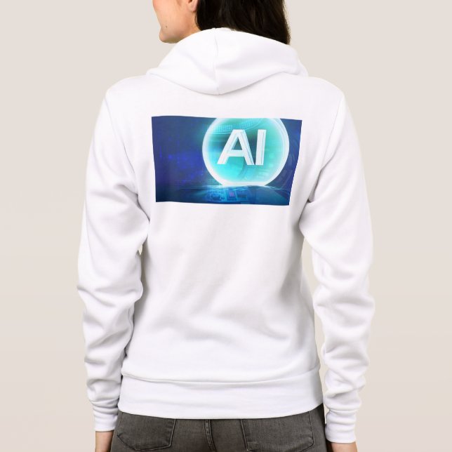 Ai Sweat - shirt à capuche Intelligence artificiel (Dos)