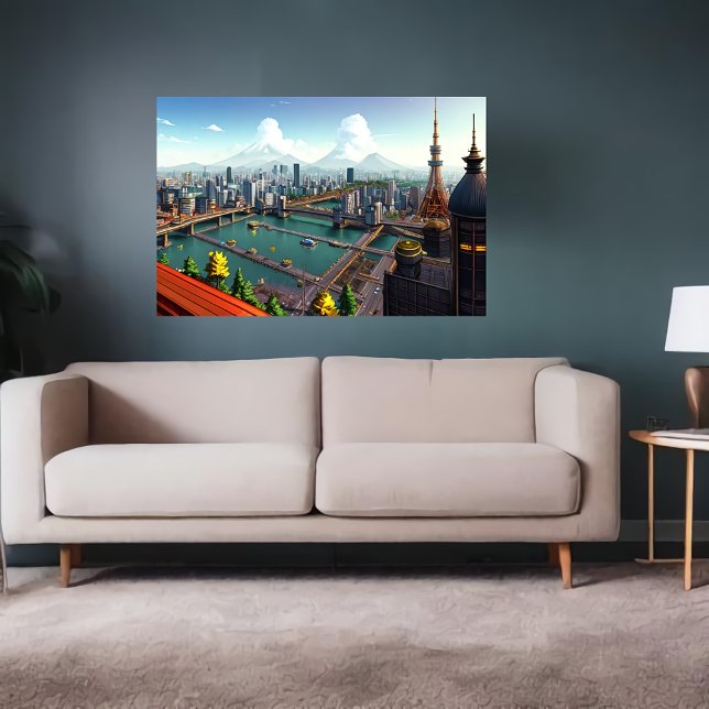 Ai voit comment Tokyo ressemble | AI Art Poster (Créateur téléchargé)