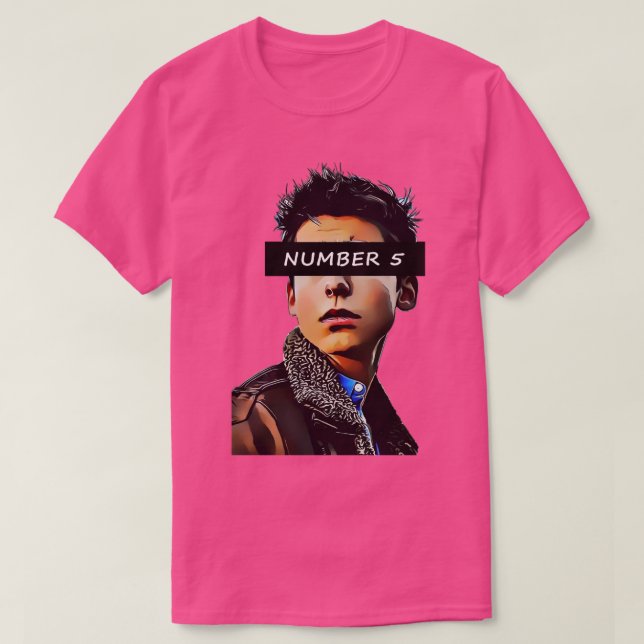Aidan Gallagher Numéro 5 Classic Tshirt Meilleures (Design devant)