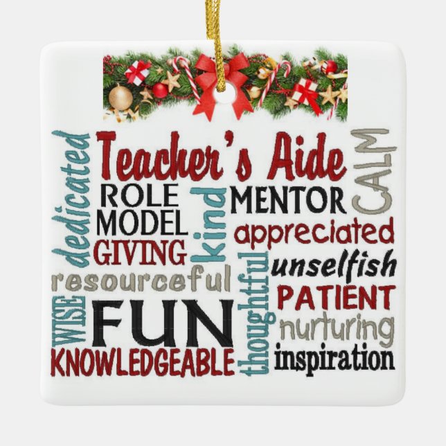 ****AIDE DE L'ENSEIGNANT**** ORNEMENT DE NOËL (Devant)