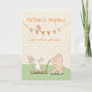 Aide de Maman Merci Ours et Lapin