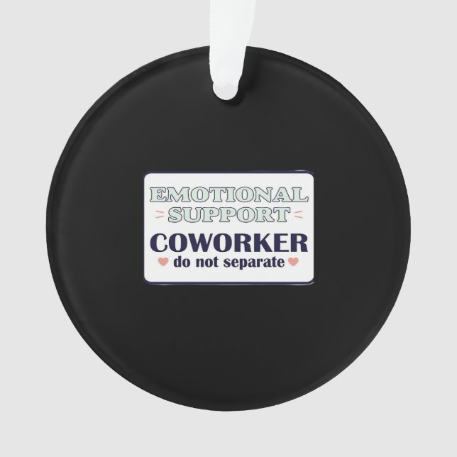 Aide émotionnelle Coworker Travail Bestie Emploi E (devant)