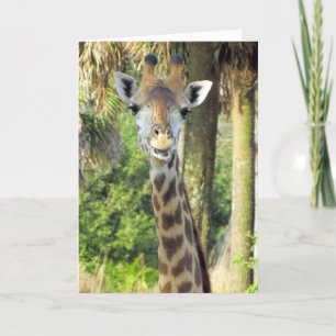 Aide Maman - Giraffe Carte de la Fête des Mères