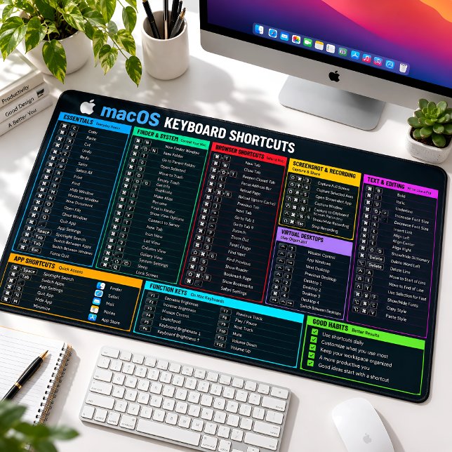 Aide-mémoire des raccourcis clavier macOS (Créateur téléchargé)
