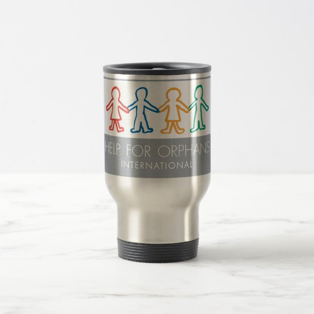 Aide pour la tasse de voyage d'acier inoxydable (Centre)