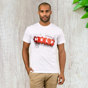 Aide Puzzle Pièces Mens T-shirt