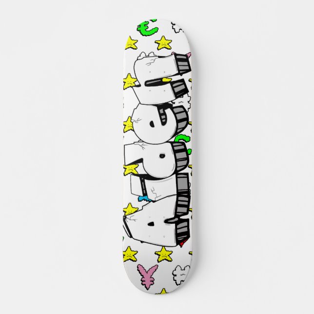 Aiden Graffiti personnalisé Skateboard personnalis (Devant)