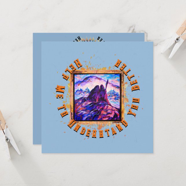 Aidez-Moi À Vous Comprendre Mieux Mystique T-shirt (Devant/Arrière en situation)