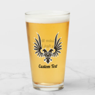 Aigle à deux têtes de verre