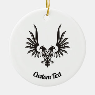 Aigle à deux têtes Ornement céramique