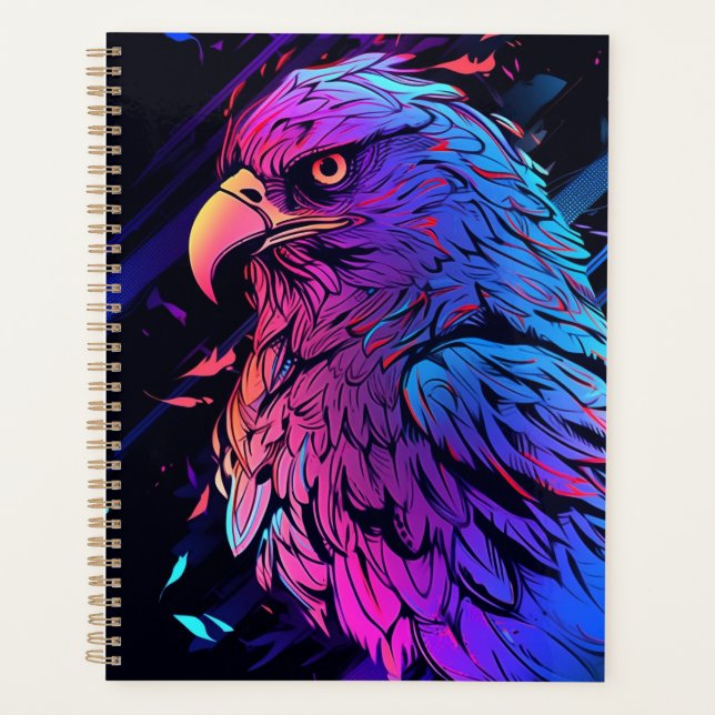Aigle Abstrait aux couleurs vives (Devant)