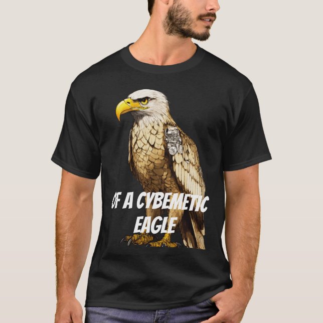 aigle cybernétique ( T-shirt conçu ) (Devant)