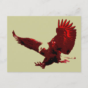 Aigle d'atterrissage - Aigle en vol Cartes postale